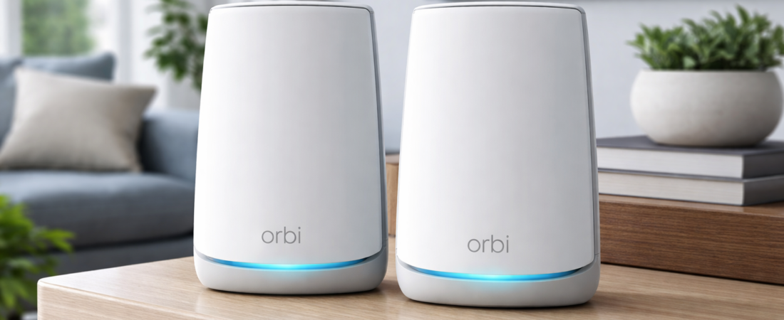 Netgear Orbi mesh router setup for Xfinity internet improving home WiFi coverage